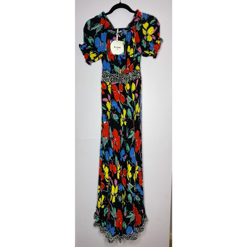 Rixo x Target Maxi dress with tie. NWT.